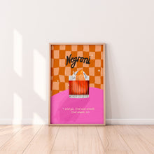 Load image into Gallery viewer, Negroni Cocktail Wall Art Print
