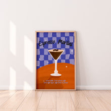 Load image into Gallery viewer, Espresso Martini Cocktail Wall Art Print
