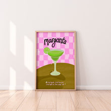 Load image into Gallery viewer, Margarita Cocktail Wall Art Print
