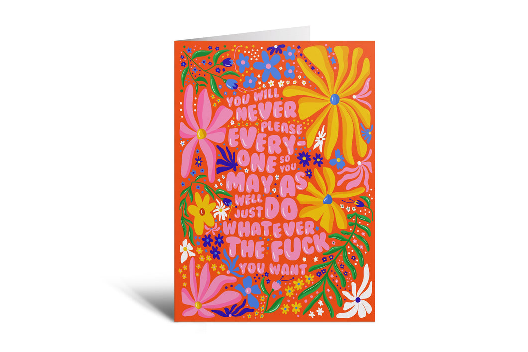 Do Whatever You Want Card